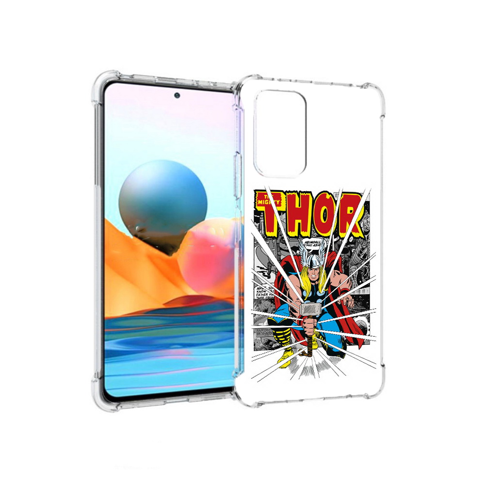 Чехол MyPads Tocco для Xiaomi Redmi Note 10 Pro тор рисунок (PT158414.284.647)