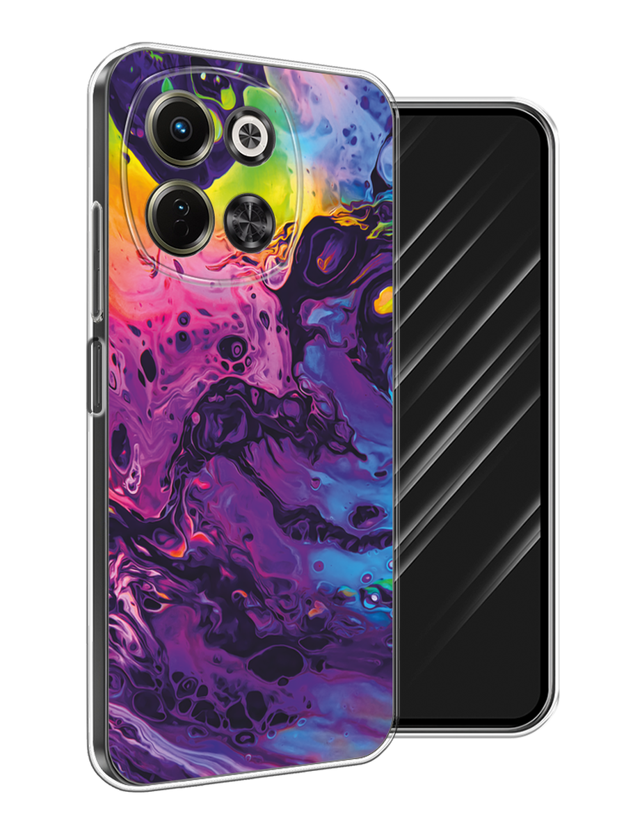 

Чехол Awog на Tecno Spark 30 5G "ACID fluid", Бордовый, 309750-1