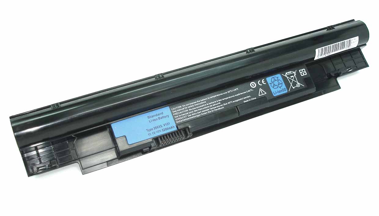 Аккумуляторная батарея для ноутбука Dell Inspiron N411Z 11.1V 5200mAh 268X5, V131 OEM