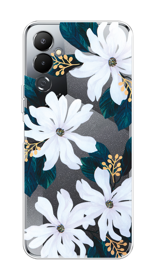 

Чехол на Tecno Pova 4 "Delilah Flower", Зеленый;белый, 302550-1