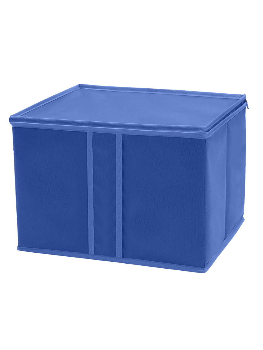фото Коробка для стеллажей и антресолей 35х30х25 синий, арт. п-24-1 prima house