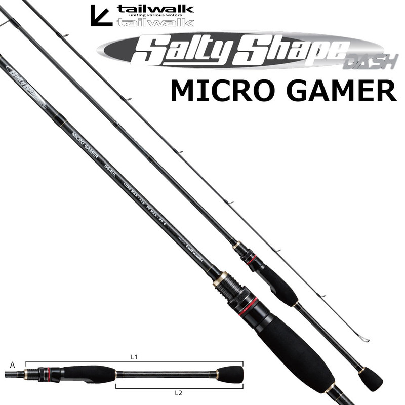 

Спиннинг Tailwalk SSD Micro Gamer 176см 1-7гр S58UL, Micro Gamer