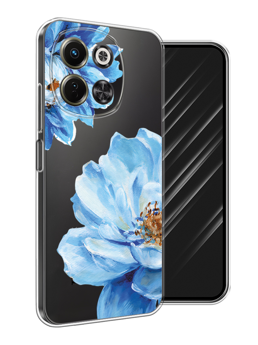 

Чехол Awog на Tecno Spark 30 5G "Голубые клематисы", Голубой, 309750-1
