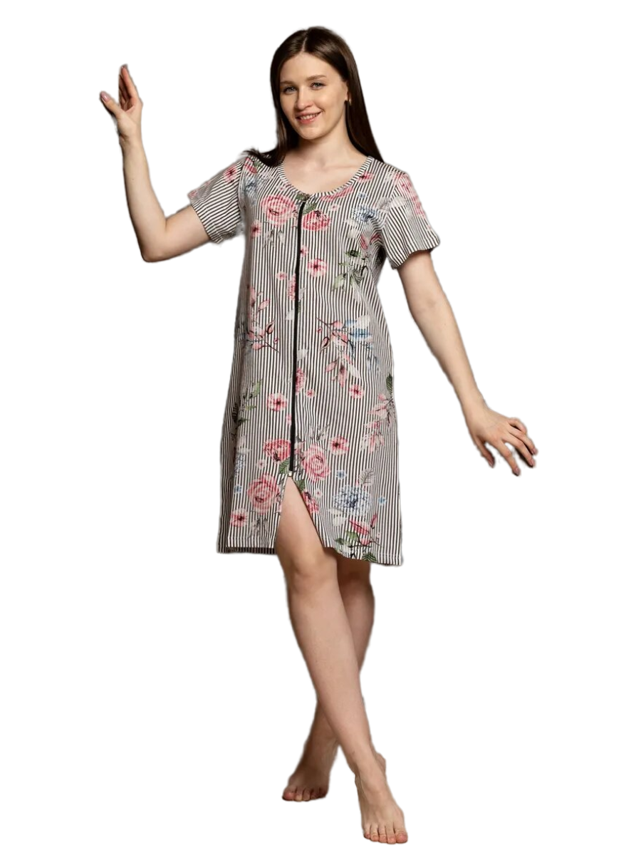 

Халат женский Ohana market Aisha бежевый 44 RU, Aisha