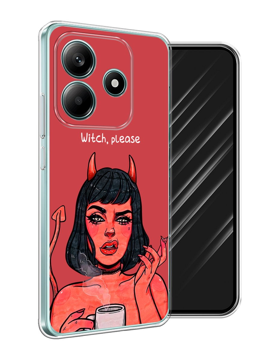 

Чехол Awog на Xiaomi Redmi Note 14 5G "Evil Girl", Бордовый;черный, 323850-1