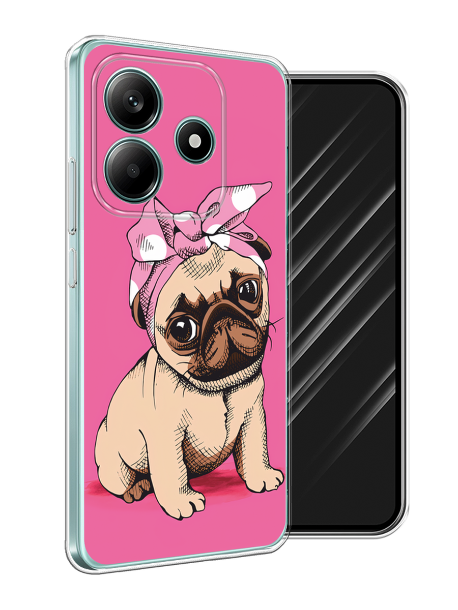 

Чехол Awog на Xiaomi Redmi Note 14 5G "Dog Pin-Up", Розовый;бежевый, 323850-1