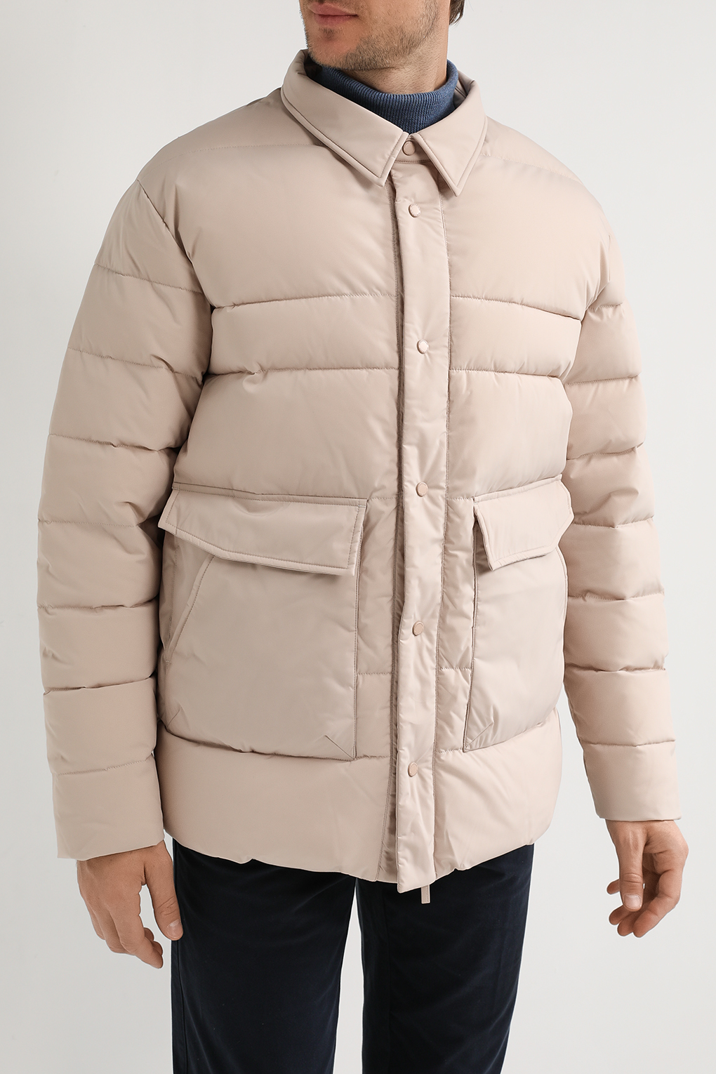 

Куртка мужская MARCO DI RADI MDR23089260 бежевая 54, Бежевый, MDR23089260
