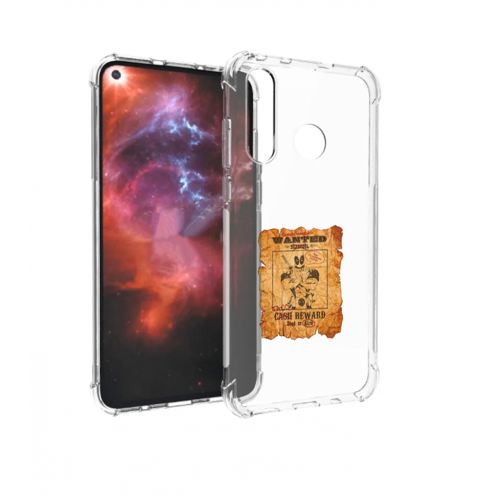 

Чехол бампер MyPads дедпул для Huawei Nova 4 противоударный, Прозрачный, Tocco