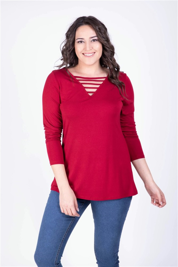

Лонгслив женский My Line Moda 411 красный M (товары доставляются из-за рубежа), 411