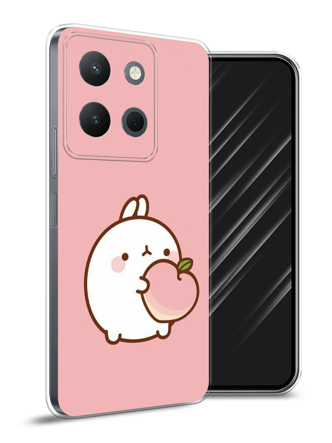 

Чехол Awog на Vivo Y36 4G "Кролик с персиком", Розовый;бежевый, 269250-1