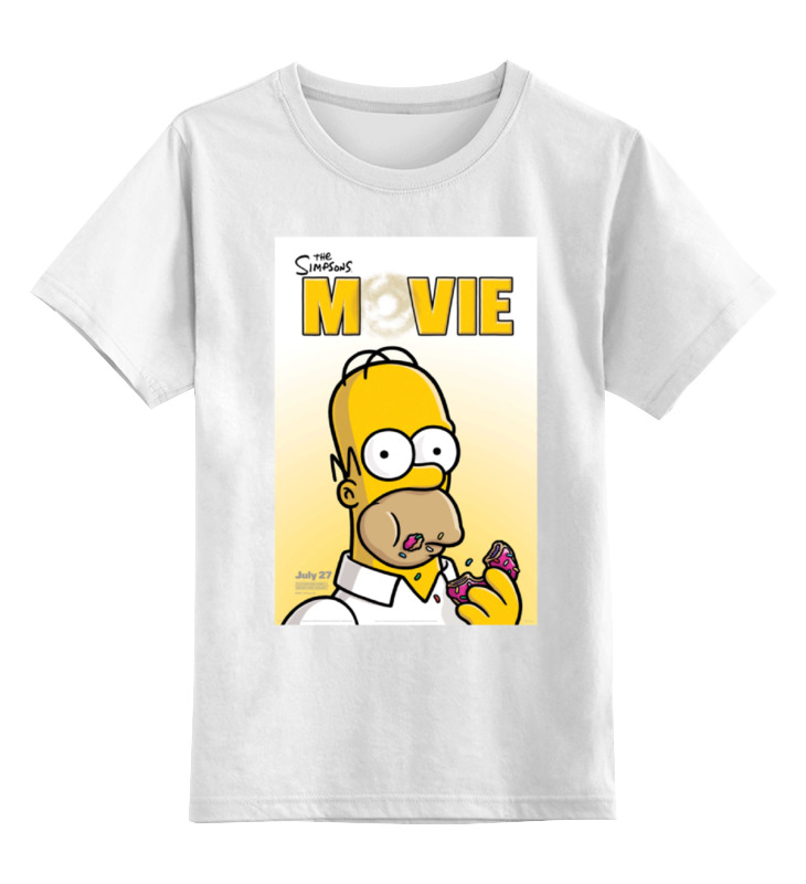 

Футболка детская Printio Simpsons / симпсоны цв. белый р. 104, Simpsons / симпсоны
