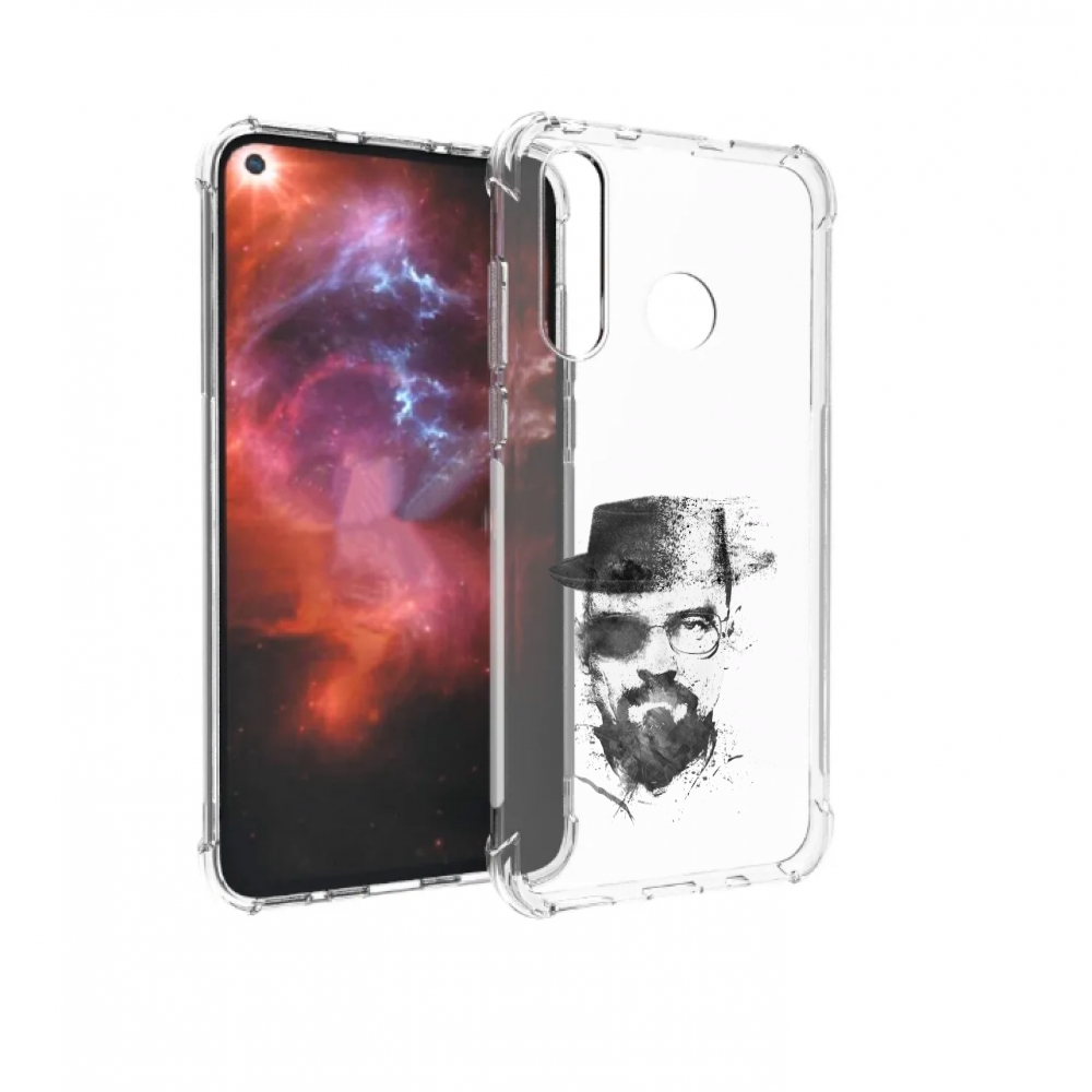 

Чехол бампер MyPads загадочный человек для Huawei Nova 4 противо, Прозрачный, Tocco