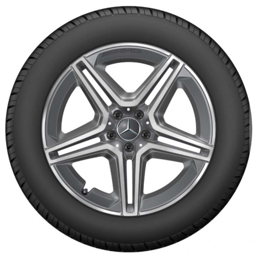 

Mercedes-Benz Q44014371610E Колесо В Сборе C V167 (9U5) Левое R20 Шип Nokian Hakkapeliitta, Серебристый