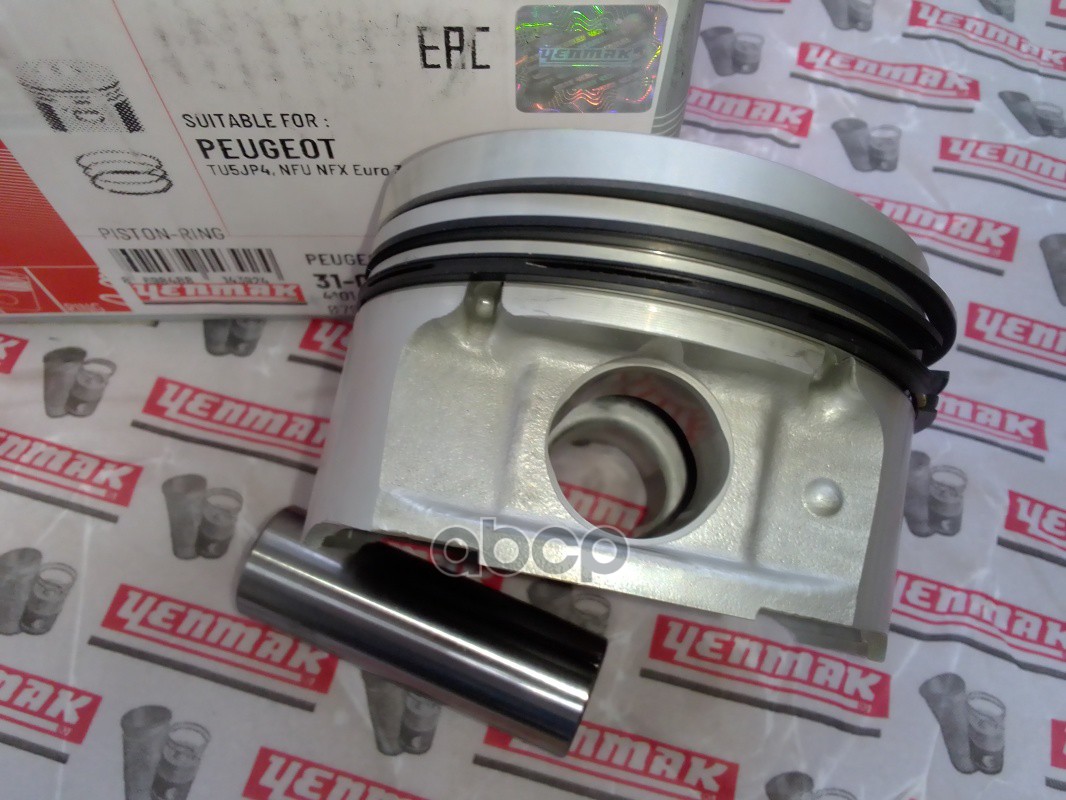 

Поршень ДВС с кольцами YENMAK 31-04101-050 Citroen Xsara 1.6 16V TU5JP4 1.2x1.5x2.5