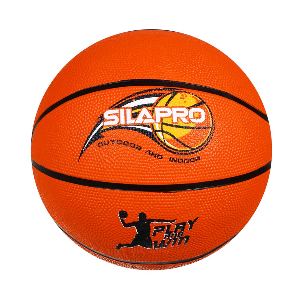 фото Мяч баскетбольный silapro р.7, 24см, резина, 550гр (+-10%)