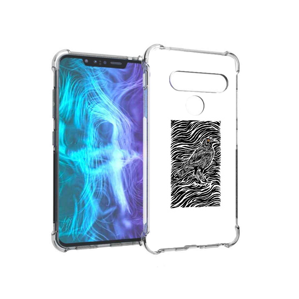 

Чехол MyPads Tocco для LG G8 ворон в абстракции (PT135945.77.272), Tocco