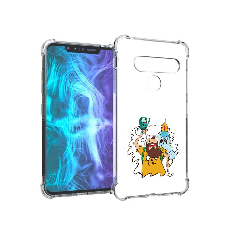 

Чехол MyPads Tocco для LG G8 время приключений старый Финн (PT135945.77.279), Tocco