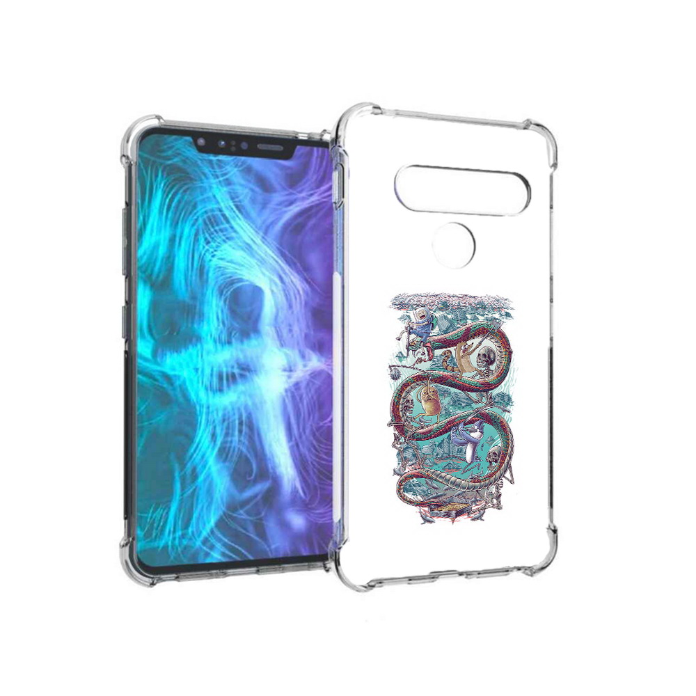 

Чехол MyPads Tocco для LG G8 время приключений страшилка (PT135945.77.280), Tocco