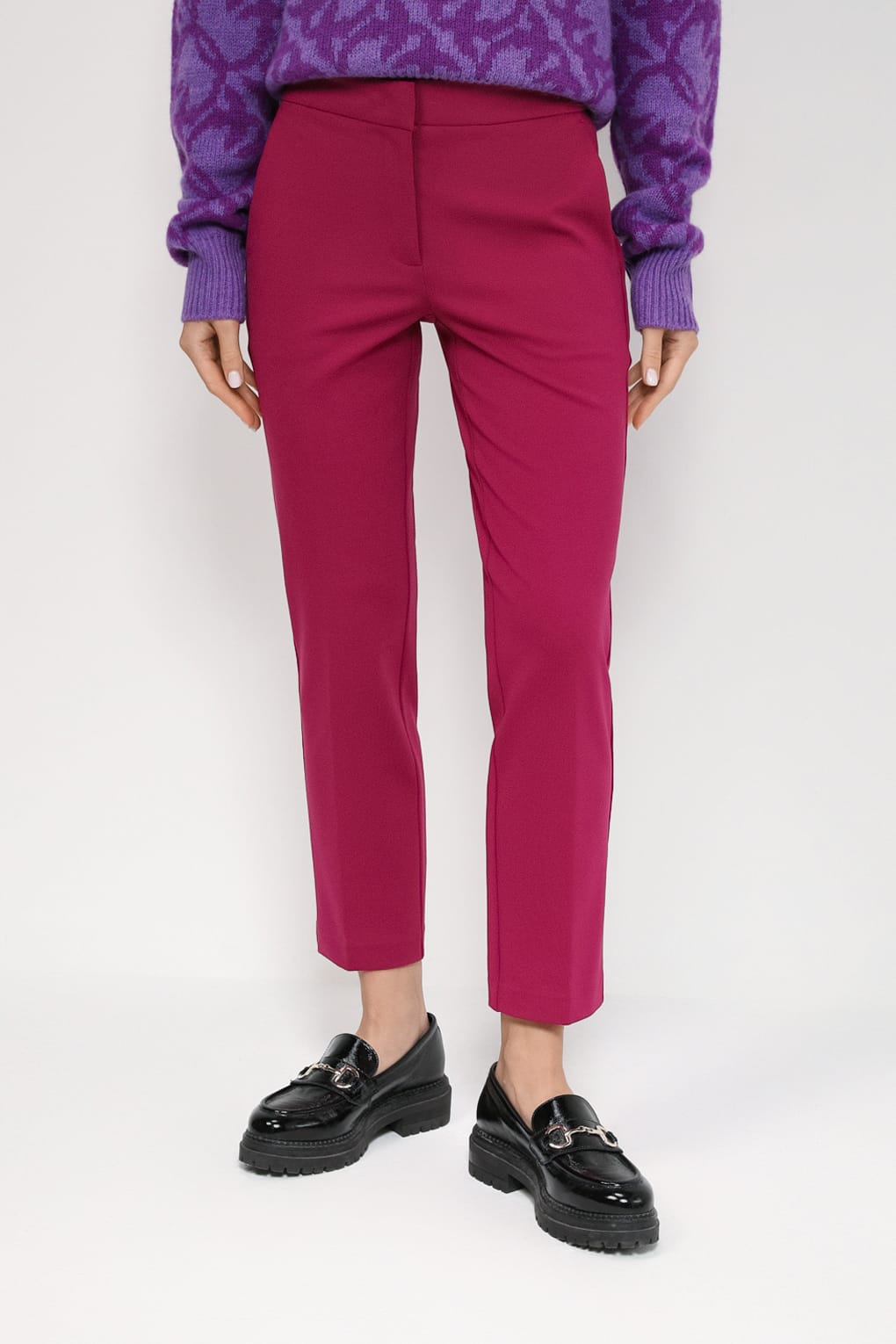 

Брюки женские TWINSET 232TP2514 розовые 40, Розовый, 232TP2514
