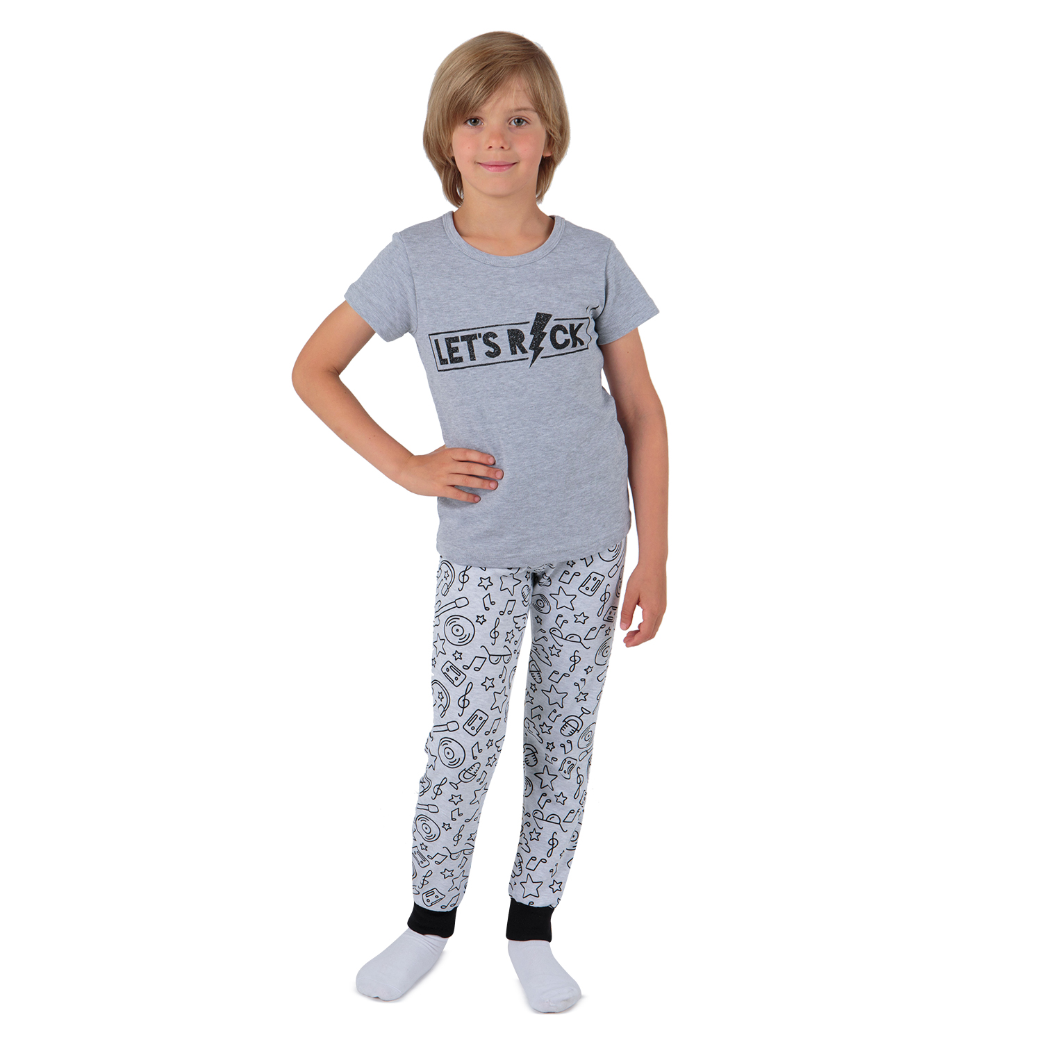 

Футболка Leader Kids серый р.134, GL001200079