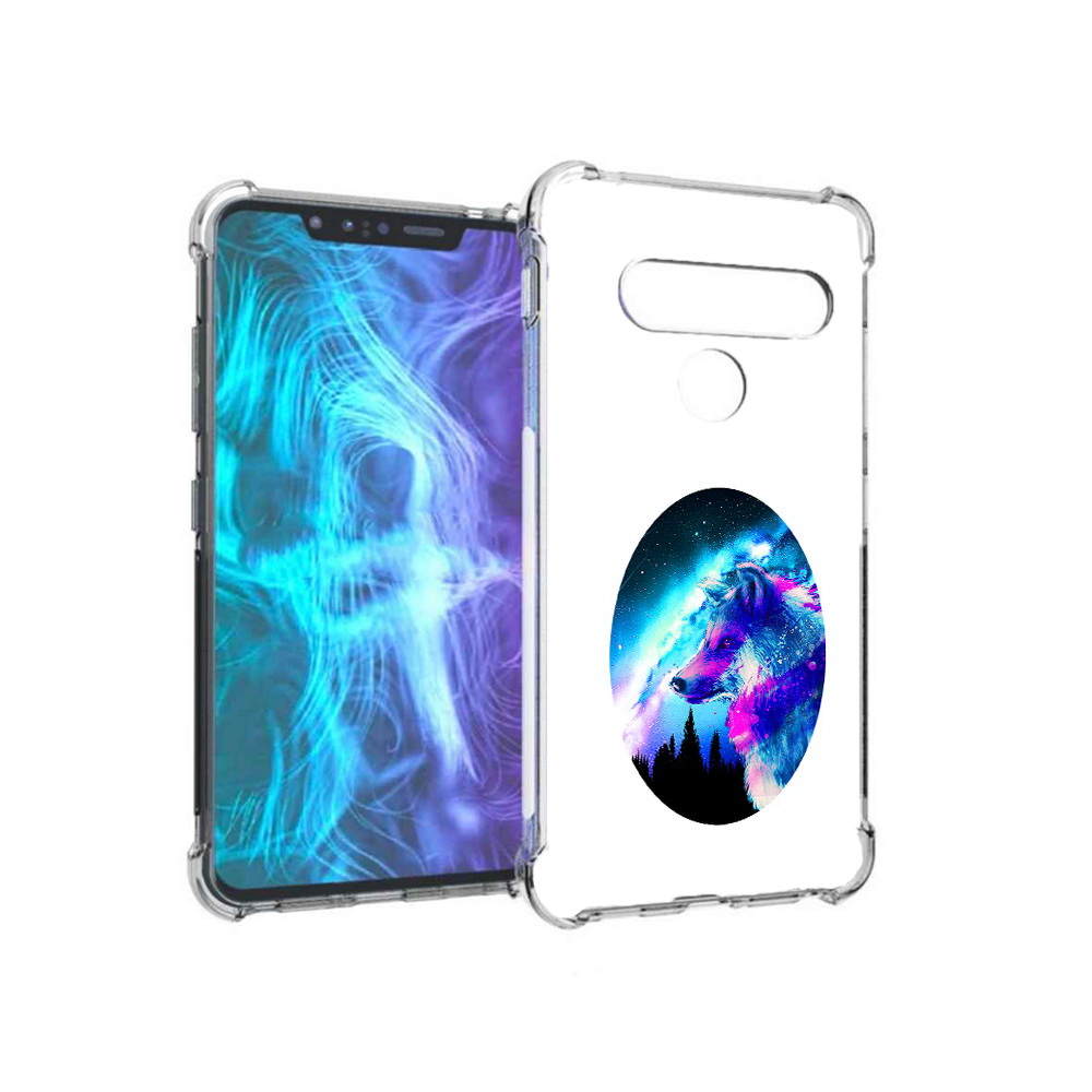 

Чехол MyPads Tocco для LG G8 голубой волк (PT135945.77.293), Tocco