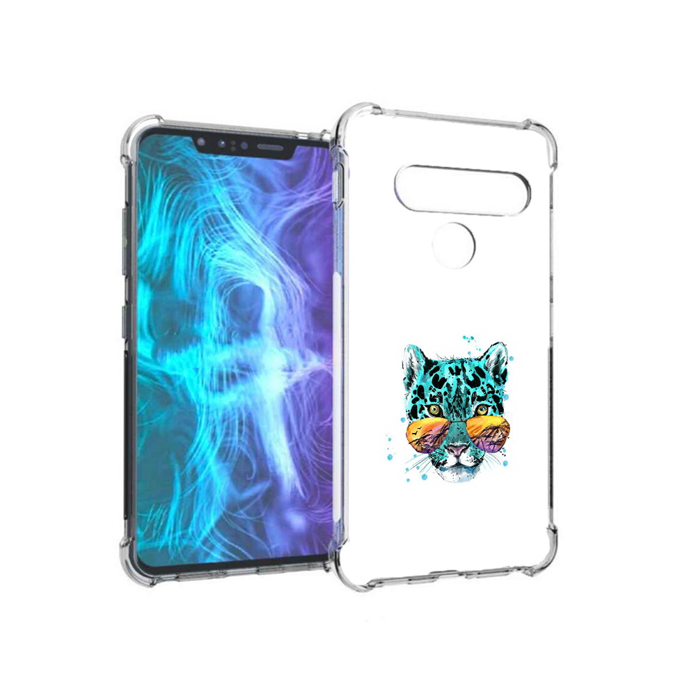 

Чехол MyPads Tocco для LG G8 голубой лео (PT135945.77.294), Tocco