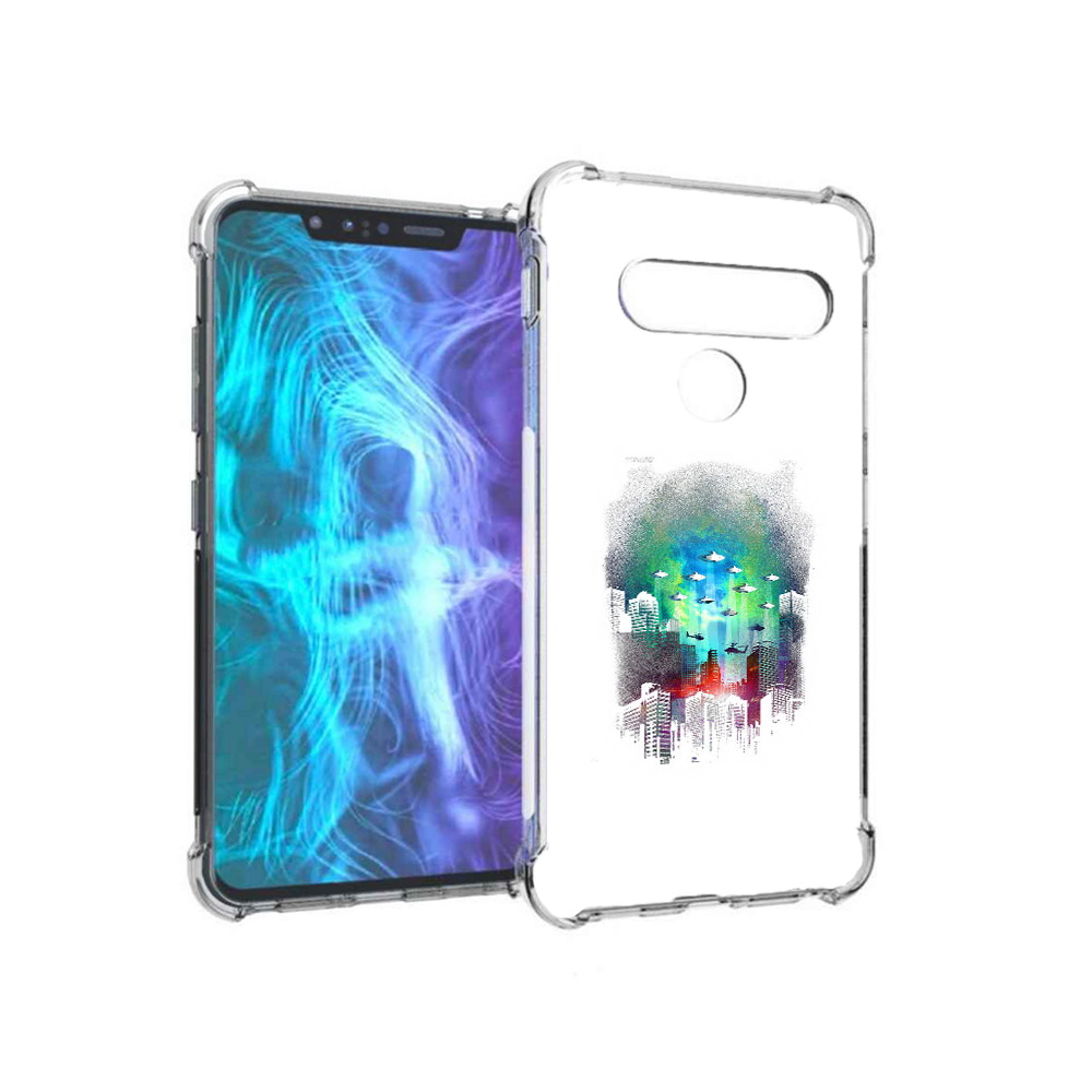 

Чехол MyPads Tocco для LG G8 город в свечении (PT135945.77.296), Tocco