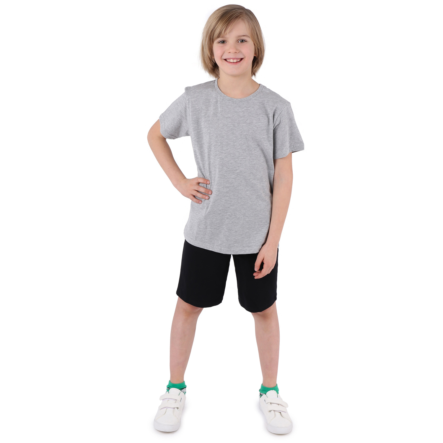 

Футболка Leader Kids серый р.164, GL001208830