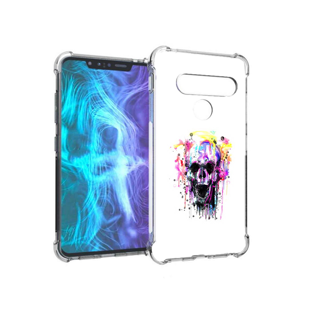 

Чехол MyPads Tocco для LG G8 граффити череп (PT135945.77.298), Tocco