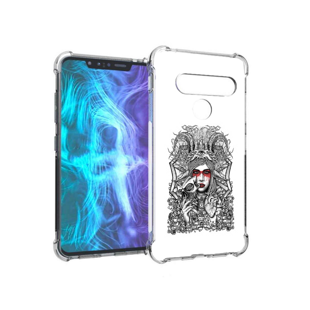 

Чехол MyPads Tocco для LG G8 грусная девушка (PT135945.77.302), Tocco