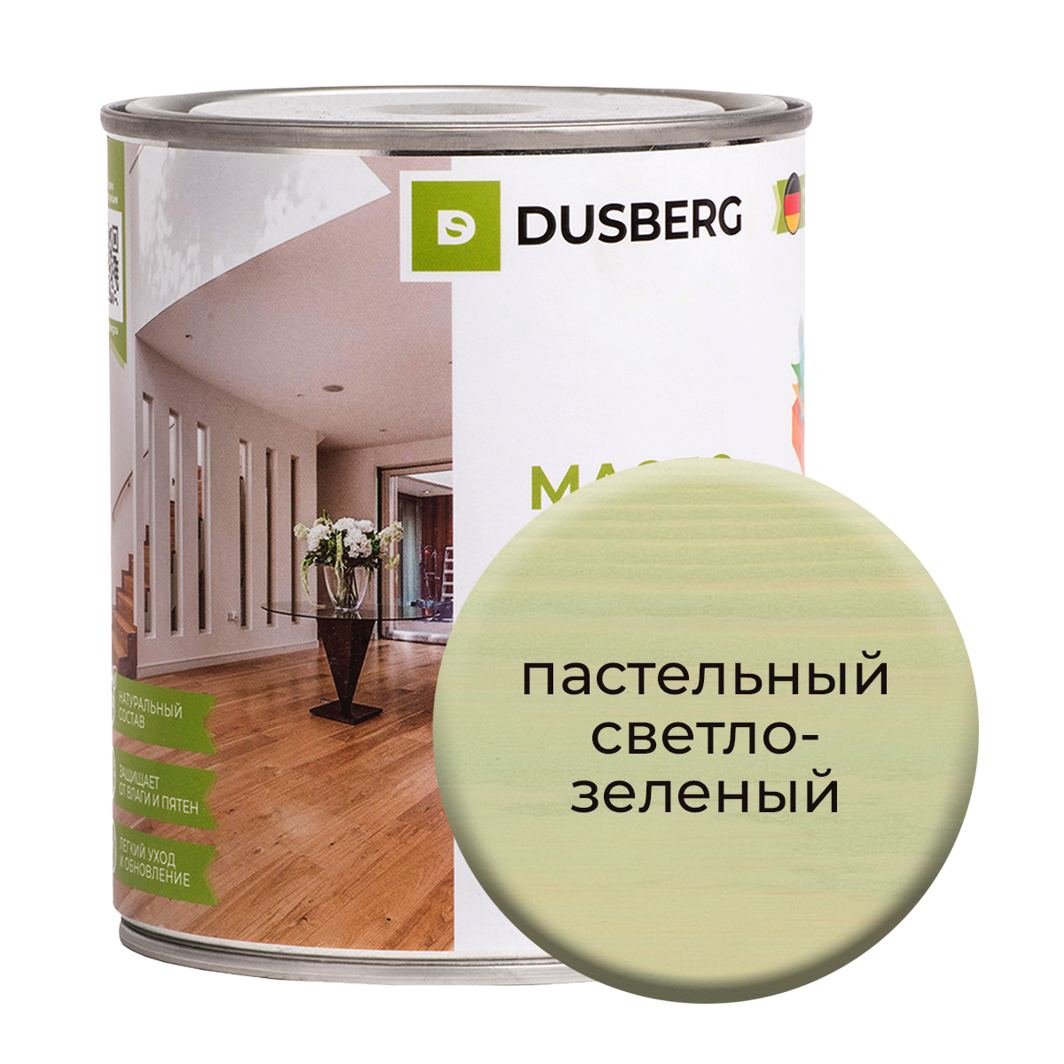Масло Dusberg для стен на бесцветной основе, 750 мл Пастельный светло-зеленый средство для кроссовок и подошв rieker для обновления 75 мл