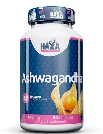 

Витамины и минералы для спортсменов Haya Labs Ashwagandha (Ашваганда) 450 мг 90 капсул