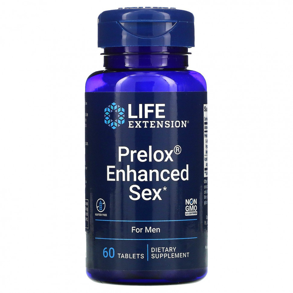 Витамины и минералы для спортсменов Life Extension Prelox® Enhanced Sex 60 таблеток
