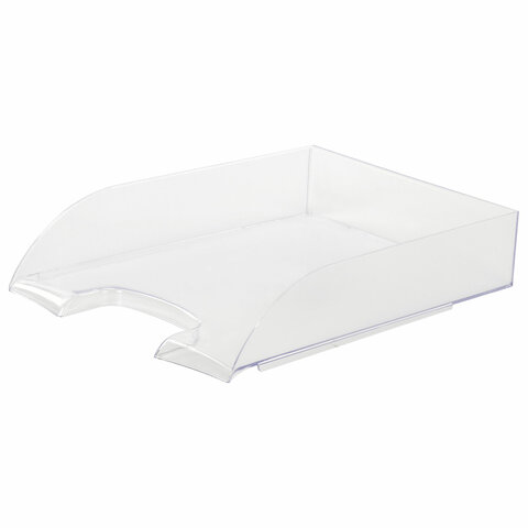 

Лоток горизонтальный для бумаг BRAUBERG Office style, 320х245х65 мм, прозрачный, 237288, paper-tray-s-198