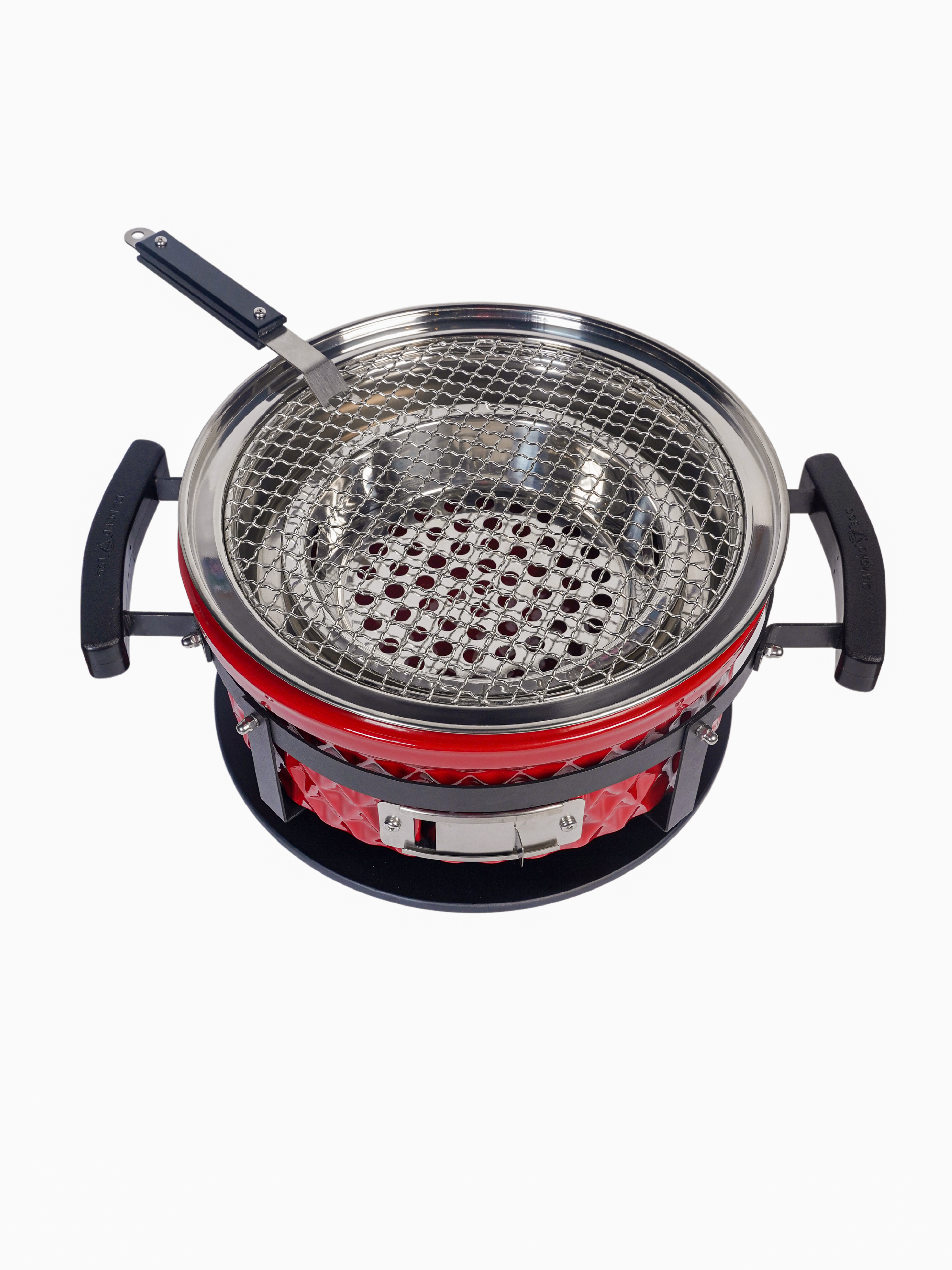 

Настольный керамический гриль Diamond Egg Tabletop Grill Red, Красный, Tabletop