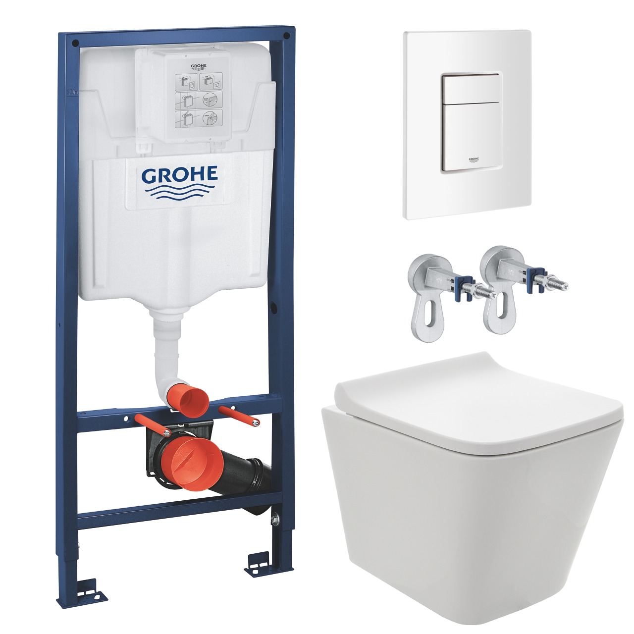 

Комплект инсталляции GROHE с унитазом AQUAme и сиденьем с микролифтом (NW0179/S)