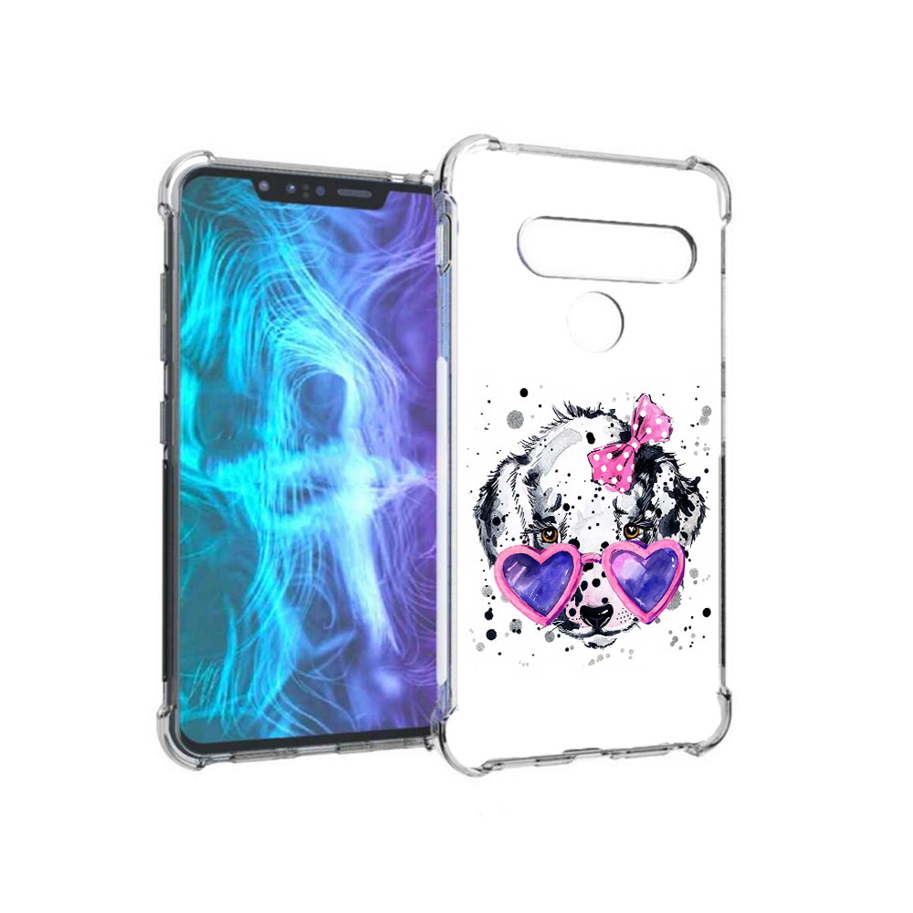 

Чехол MyPads Tocco для LG G8 долматинец в очках (PT135945.77.337), Tocco