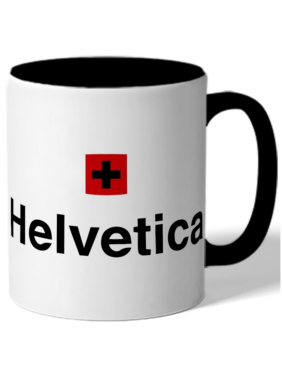 фото Кружка drabs helvetica, гельветика