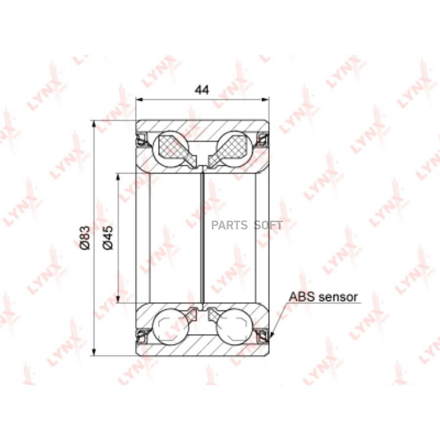 

Подшипник ступицы пер.CITROEN C4 II 1.2-2.0D 09> / C5 III 1.6D-3.0 08> / C6 2.2D-3.0 06>