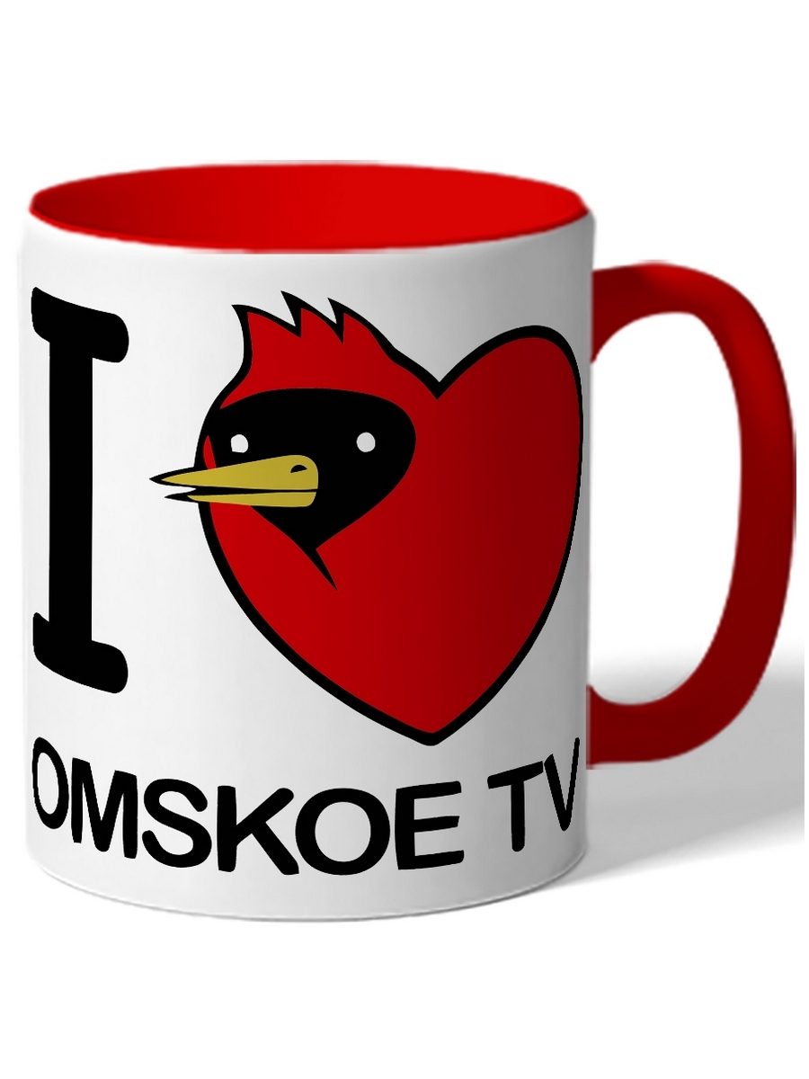 фото Кружка drabs i love omskoe tv, я люблю омское тв