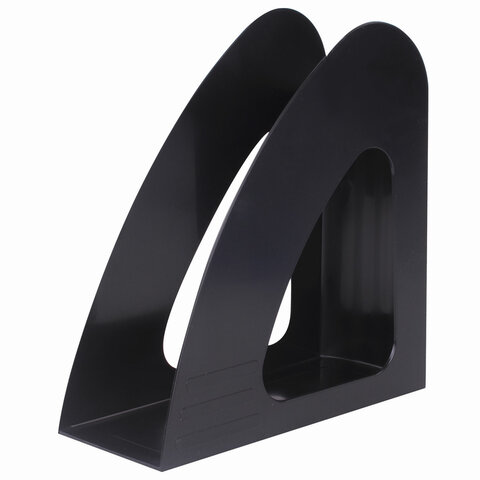 

Лоток вертикальный для бумаг BRAUBERG Delta, 240х90х240 мм, черный, 237239, paper-tray-s-239