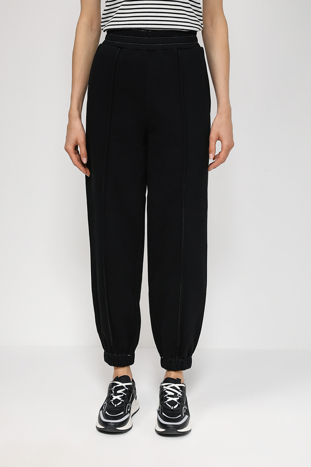 

Спортивные брюки женские TWINSET 232LI2UDD черные M, Черный, 232LI2UDD
