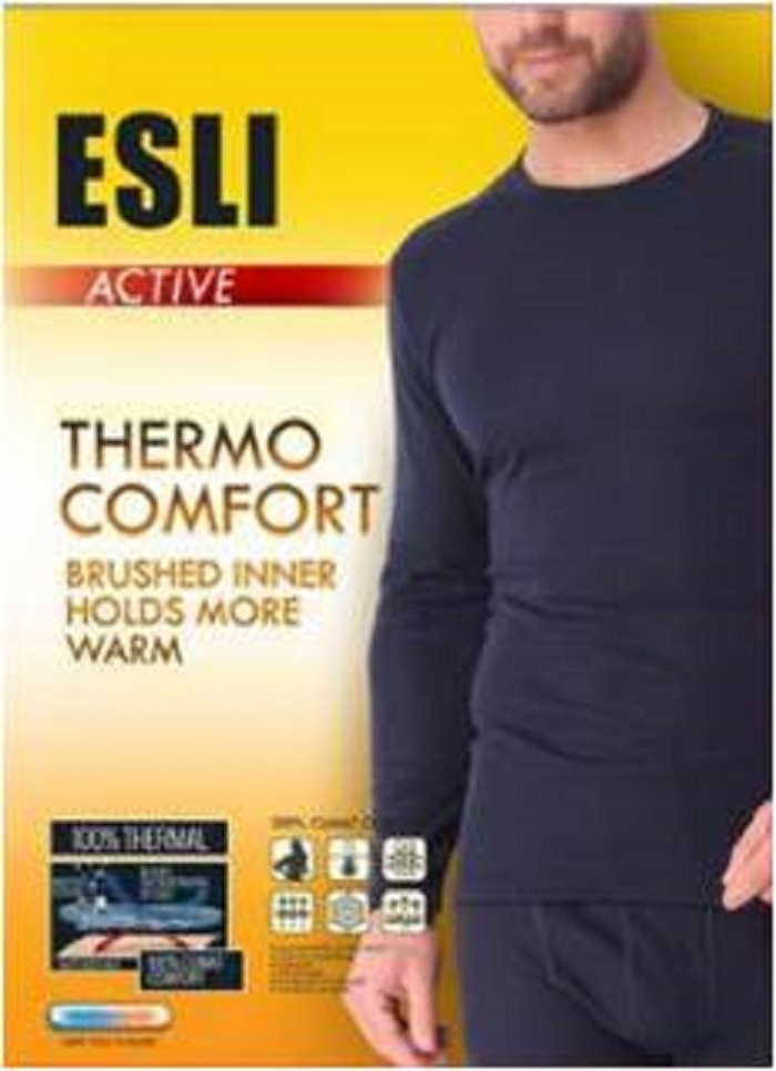 

Термобелье Фуфайка мужская ESLI MKT 668 черная