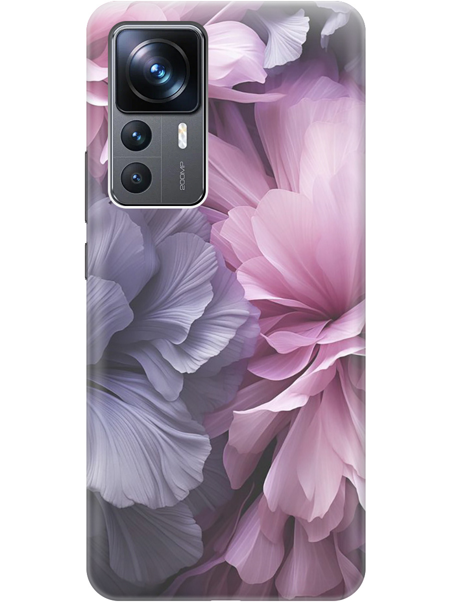 

Силиконовый чехол на Xiaomi 12T / 12T Pro с рисунком "Розово-фиолетовые цветы", Розовый;фиолетовый, 20000582
