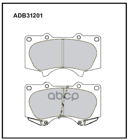 

Колодки торм. MITSUBISHI TOYOTA GX (J12) 01 - 09, LX (J2) 07 -, PAJERO IV (V8W, V9W) 07 -,