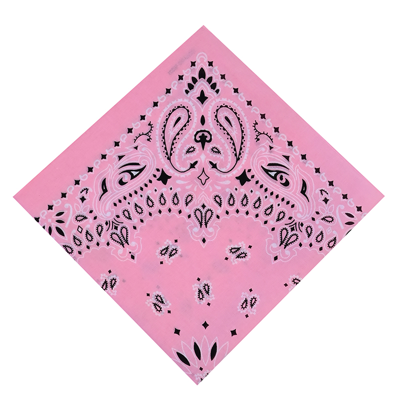 Бандана унисекс Baziator DN0007 розовая с цветком