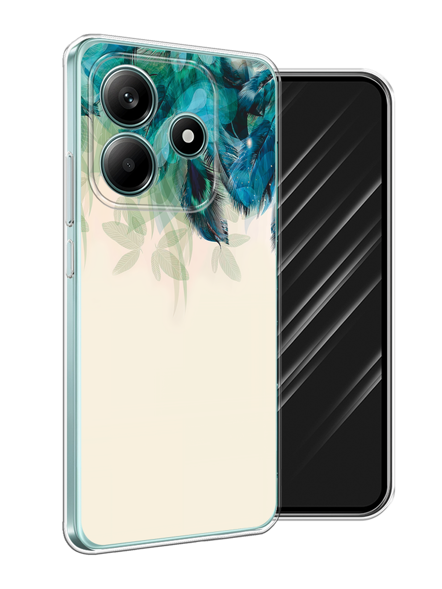 

Чехол Awog на Xiaomi Redmi Note 14 5G "Перья голубого цвета", Бежевый;синий;бирюзовый, 323850-1