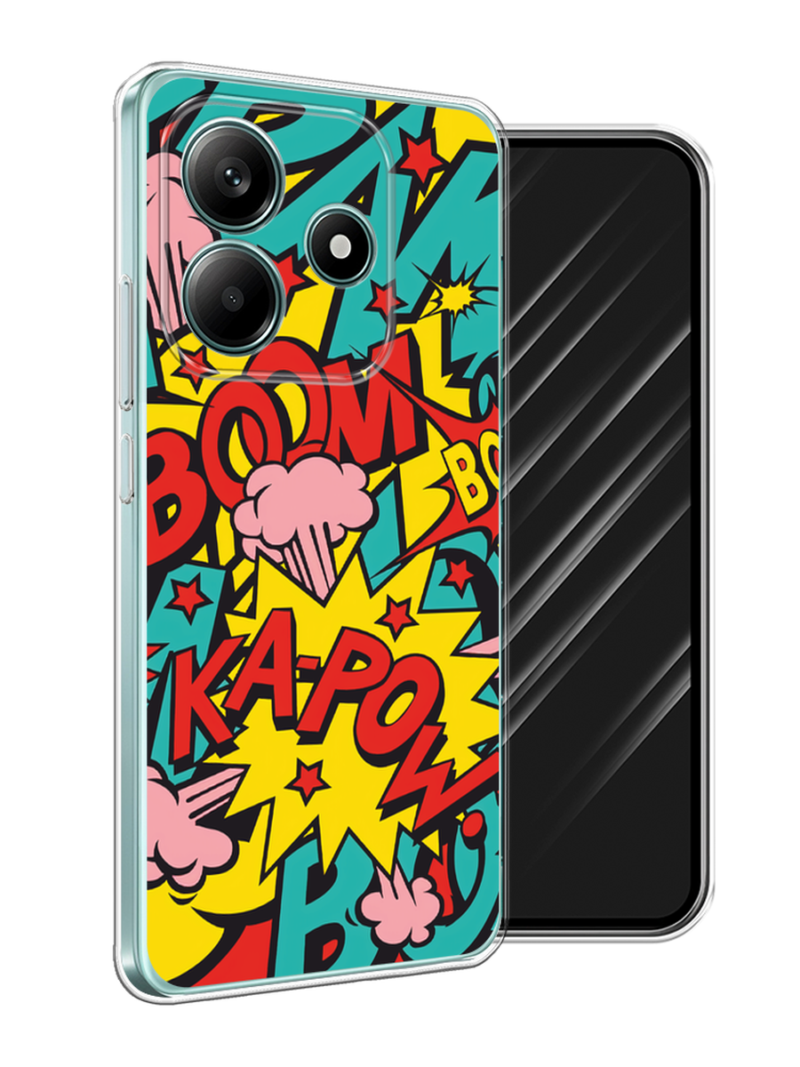 

Чехол Awog на Xiaomi Redmi Note 14 5G "Постер pop art", Бирюзовый;желтый;красный, 323850-1