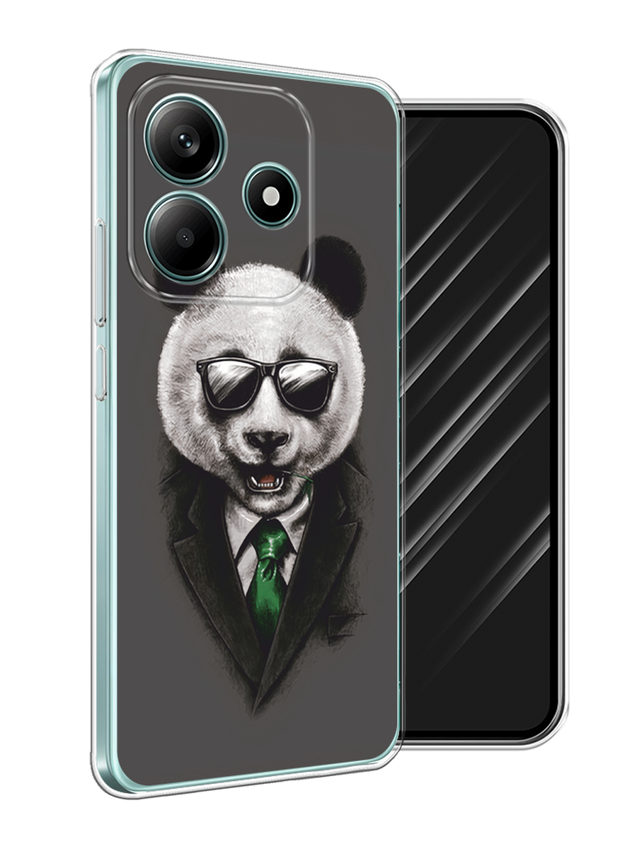 

Чехол Awog на Xiaomi Redmi Note 14 5G "Деловая панда", Серый;зеленый, 323850-1