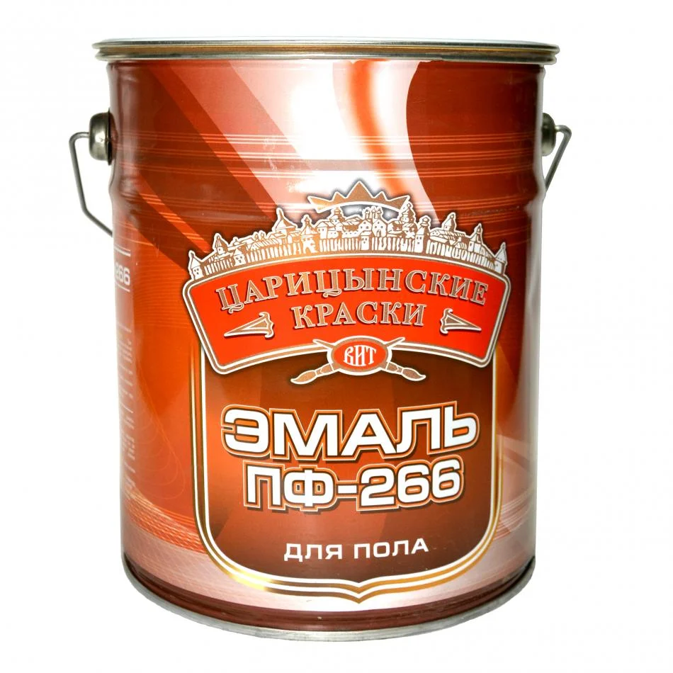 

Эмаль ПФ-266 желто-коричневая 5кг Царицынские краски